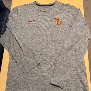 USC Nike Dry Fit Long Sleeved Tee, Men's Medium